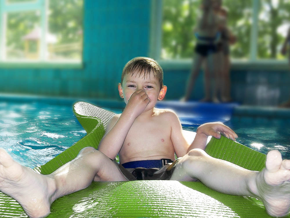 Kleine Frösche - Anfängerschwimmen ;